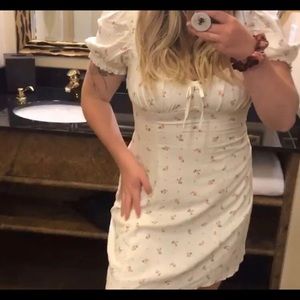 Urban outfitters puff sleeve dress